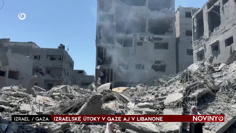 IZRAELSKÉ ÚTOKY V GAZE AJ V LIBANONE