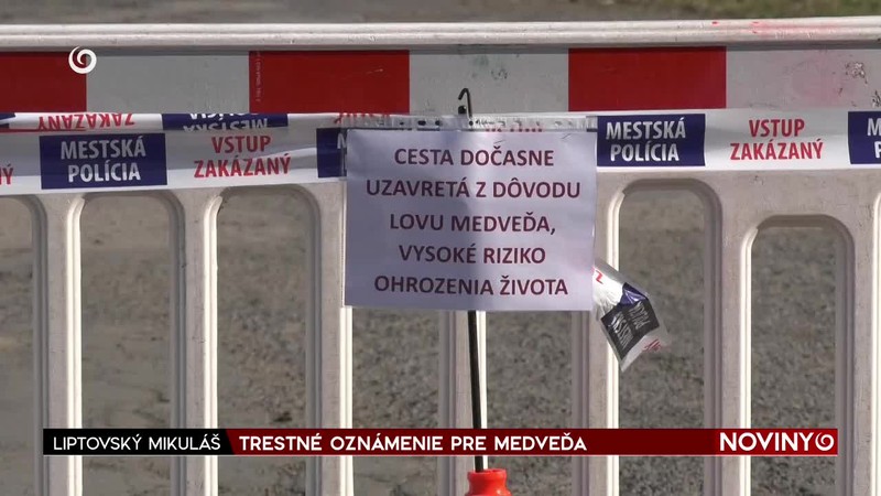 TRESTNÉ OZNÁMENIE PRE MEDVEĎA