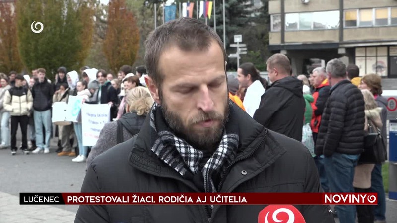 PROTESTOVALI ŽIACI, RODIČIA AJ UČITELIA