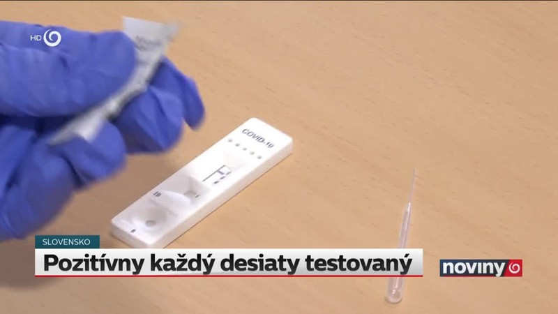 Pozitívny každý desiaty testovaný