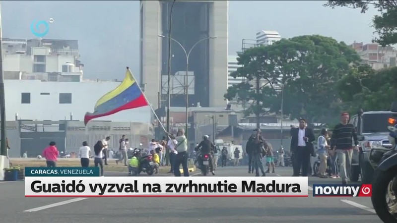 Guaidó vyzval na zvrhnutie Madura