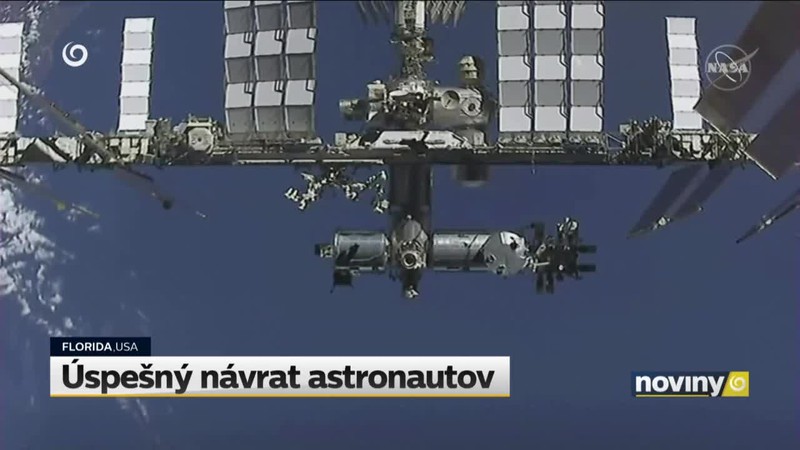 Úspešný návrat astronautov