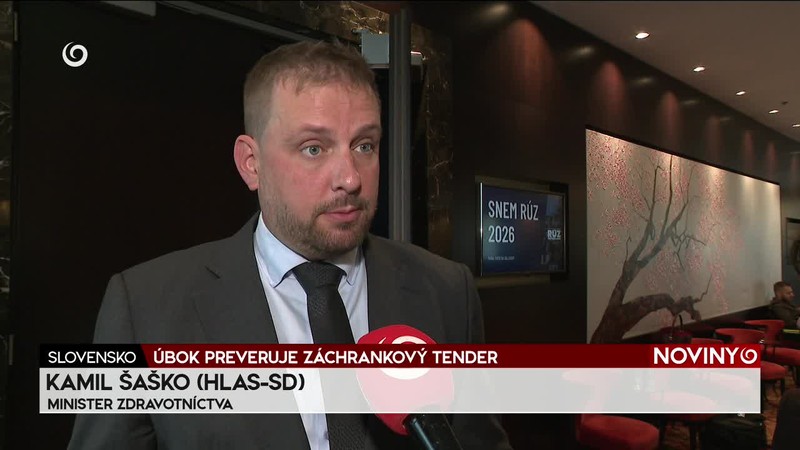 ÚBOK PREVERUJE ZÁCHRANKOVÝ TENDER