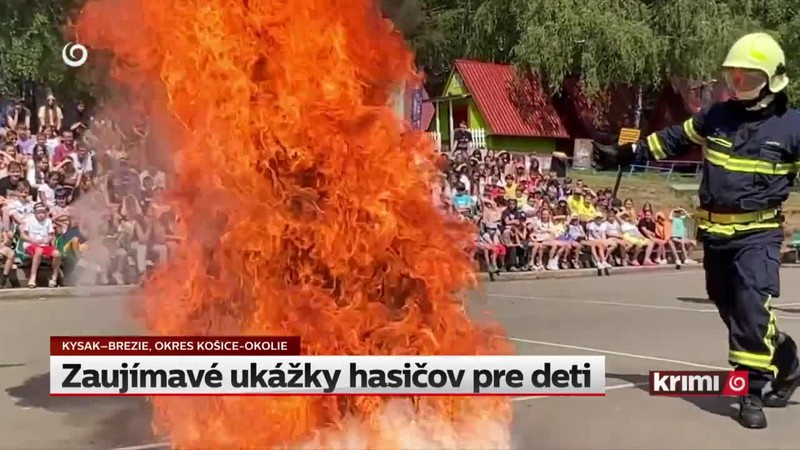 Zaujímavé ukážky hasičov pre deti