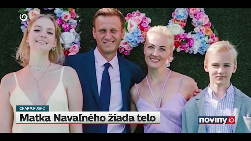 Matka Navaľného žiada telo