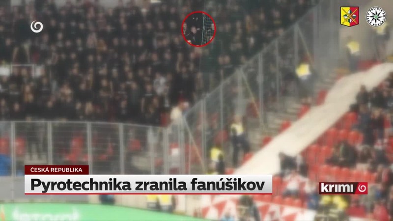 Pyrotechnika zranila fanúšikov