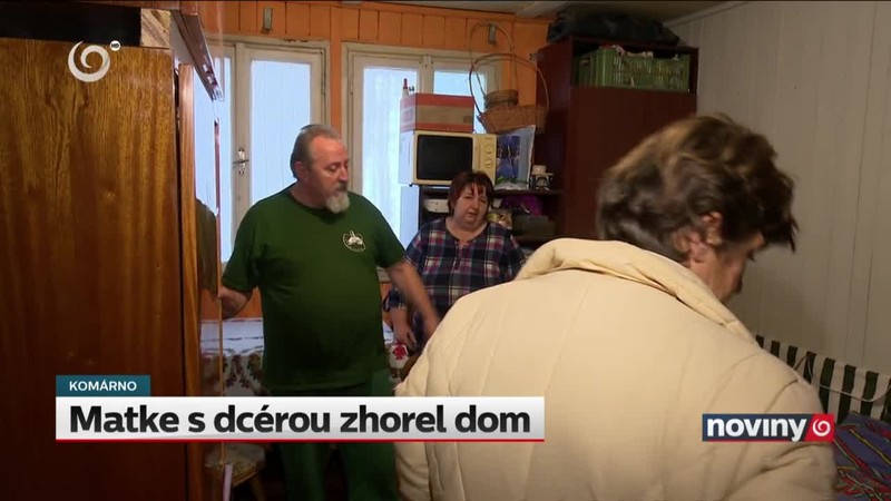 Matke s dcérou zhorel dom