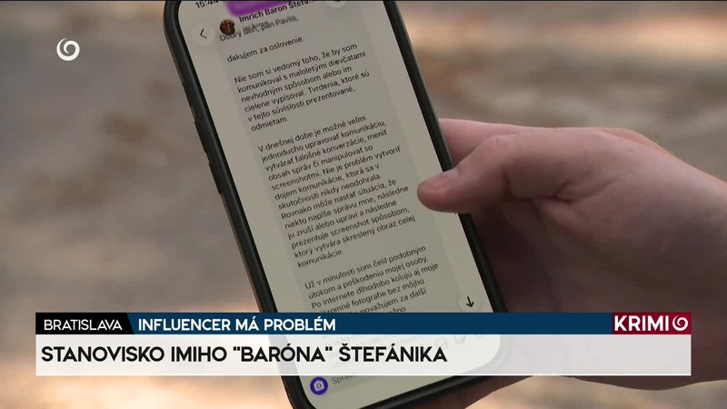 INFLUENCER MÁ PROBLÉM
