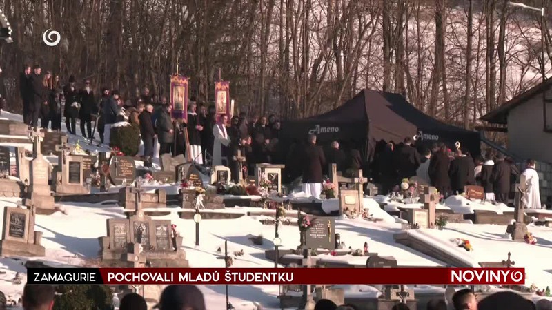 POCHOVALI MLADÚ ŠTUDENTKU