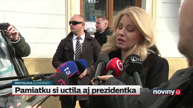 Pamiatku si uctila aj prezidentka