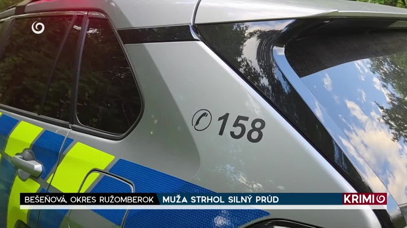 MUŽA STRHOL SILNÝ PRÚD