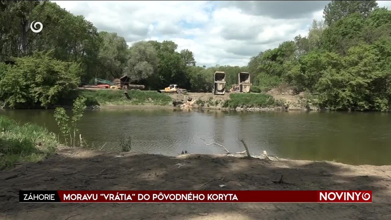 MORAVU "VRÁTIA" DO PÔVODNÉHO KORYTA