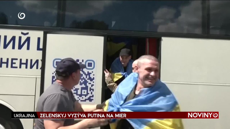 ZELENSKYJ VYZÝVA PUTINA NA MIER