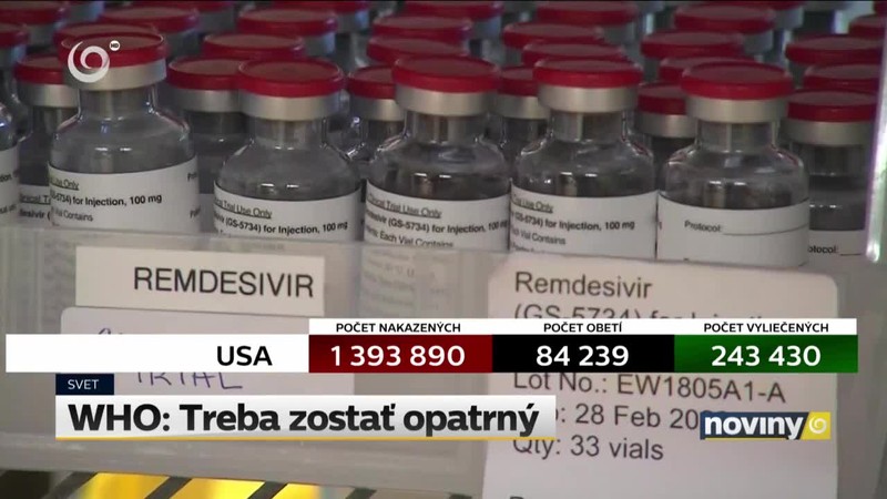 WHO: Treba zostať opatrný