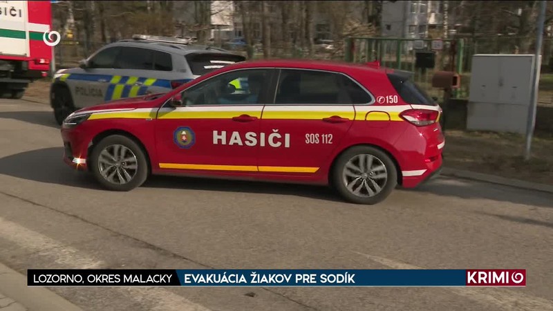 EVAKUÁCIA ŽIAKOV PRE SODÍK