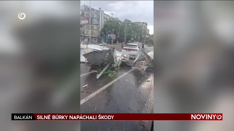 SILNÉ BÚRKY NAPÁCHALI ŠKODY