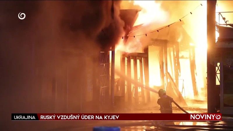 RUSKÝ VZDUŠNÝ ÚDER NA KYJEV