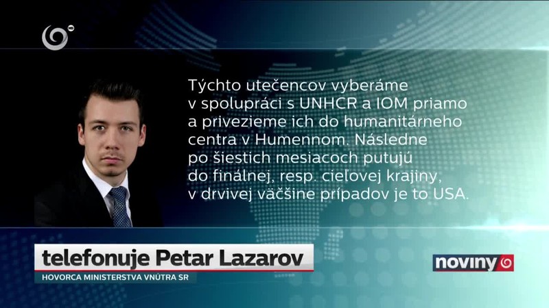 Slovensko prijme 250 utečencov