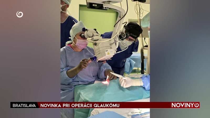 NOVINKA PRI OPERÁCII GLAUKÓMU