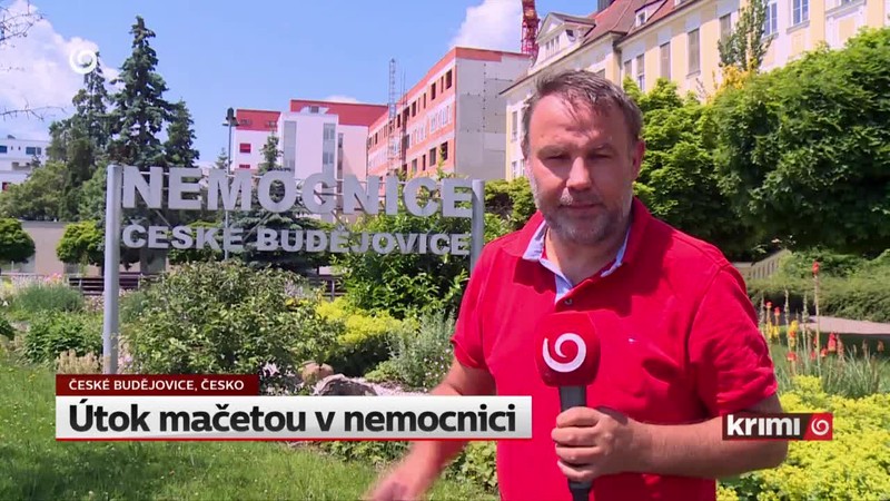 Útok mačetou v nemocnici