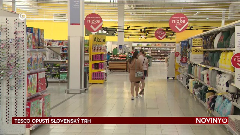 TESCO OPUSTÍ SLOVENSKÝ TRH