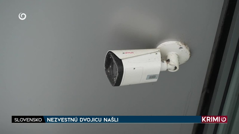 NEZVESTNÚ DVOJICU NAŠLI