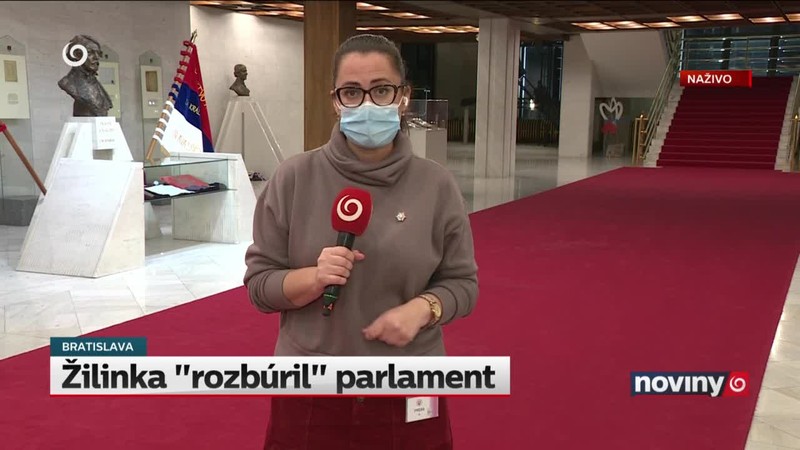 Žilinka "rozbúril" parlament