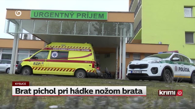 Brat pichol pri hádke nožom brata