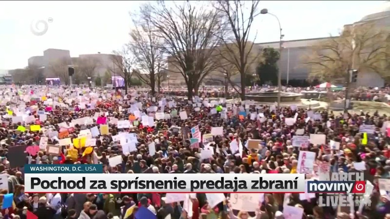 Pochod za sprísnenie predaja zbraní