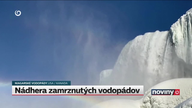 Nádhera zamrznutých vodopádov