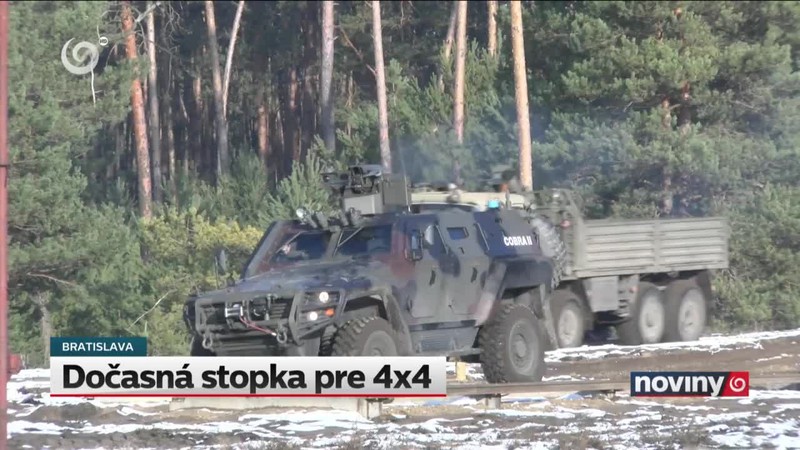 Dočasná stopka pre 4x4