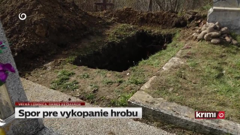Spor pre vykopanie hrobu