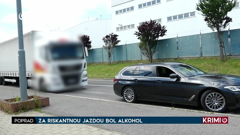 ZA RISKANTNOU JAZDOU BOL ALKOHOL