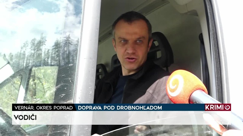 DOPRAVA POD DROBNOHĽADOM