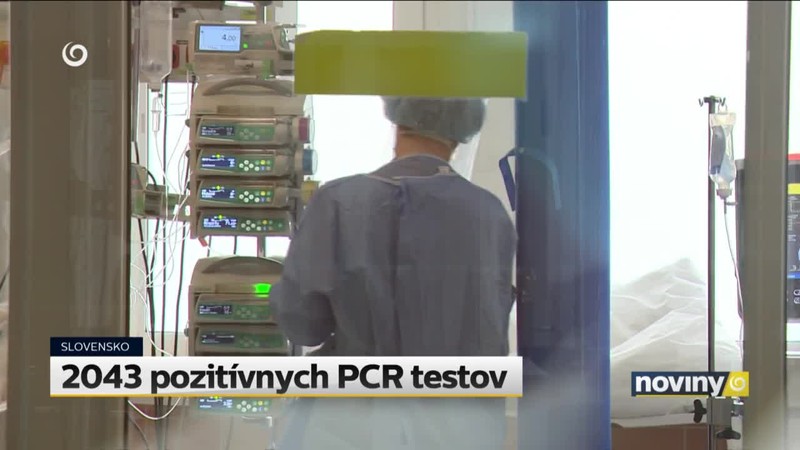 2043 pozitívnych PCR testov
