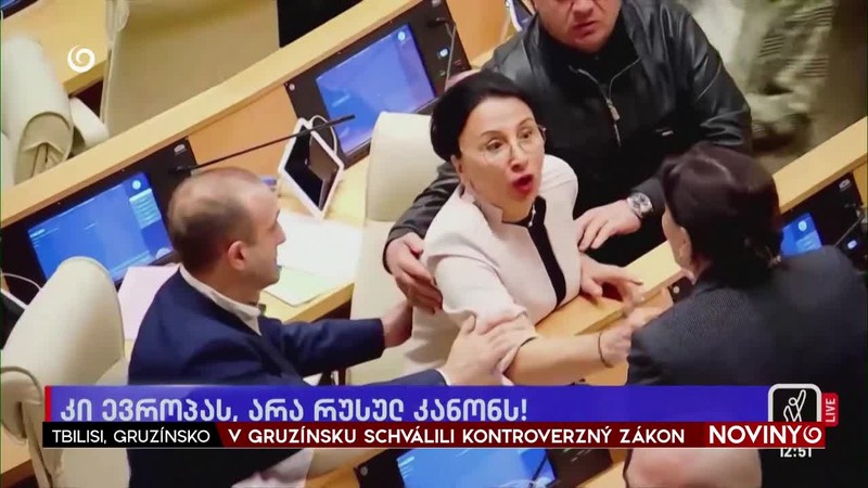 V GRUZÍNSKU SCHVÁLILI KONTROVERZNÝ ZÁKON