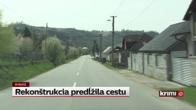 Rekonštrukcia predĺžila cestu