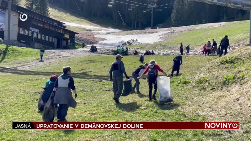 UPRATOVANIE V DEMÄNOVSKEJ DOLINE