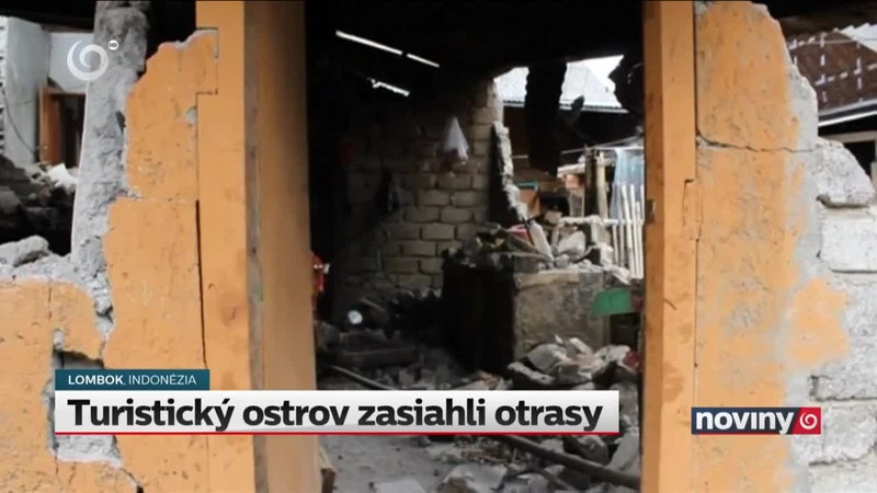 Turistický ostrov zasiahli otrasy