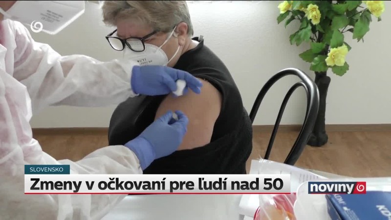 Zmeny v očkovaní pre ľudí nad 50