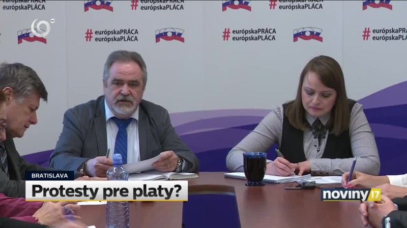 Protesty pre platy?