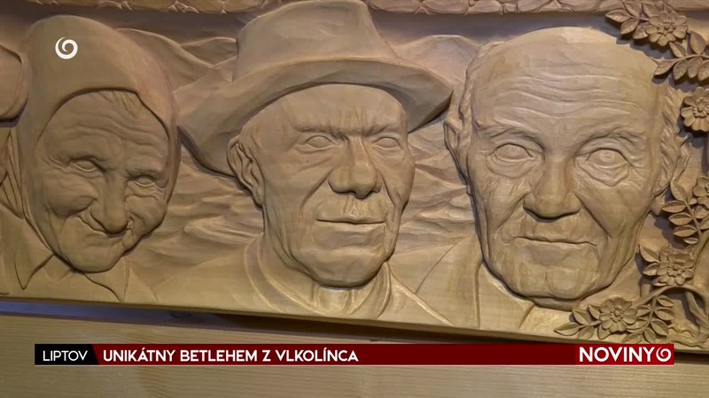 UNIKÁTNY BETLEHEM Z VLKOLÍNCA