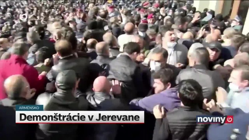 Demonštrácie v Jerevane