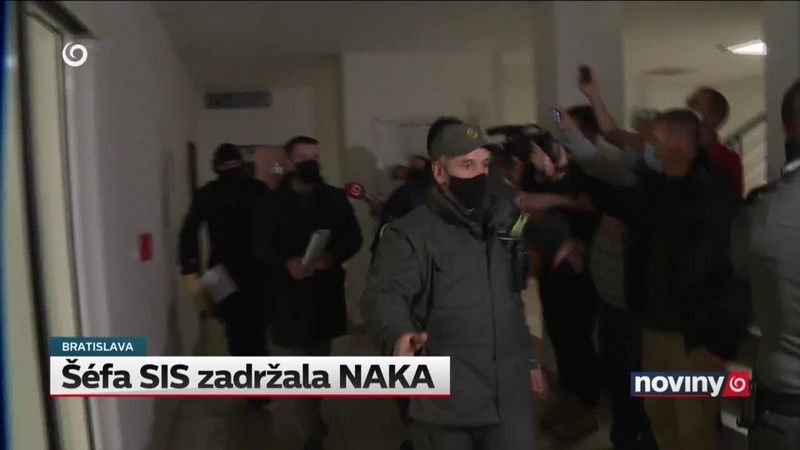 Šéfa SIS zadržala NAKA