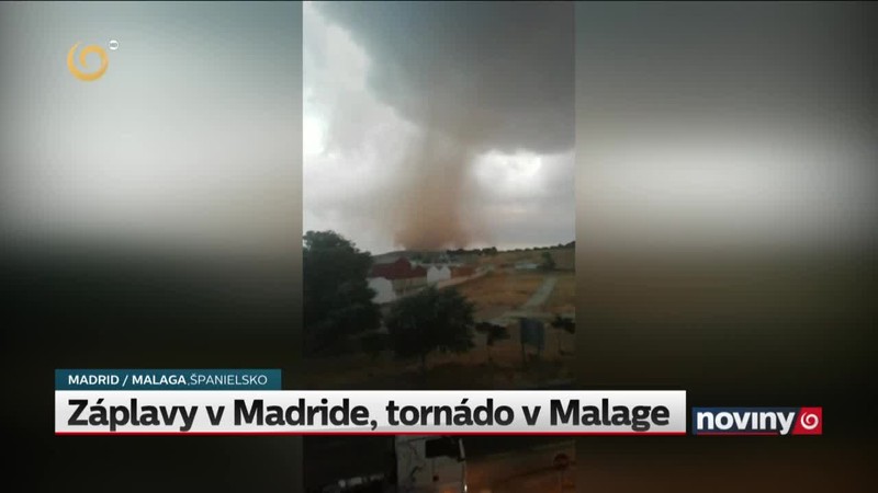 Záplavy v Madride, tornádo v Malage