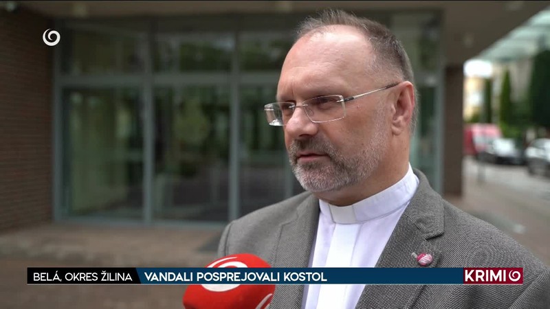 VANDALI POSPREJOVALI KOSTOL