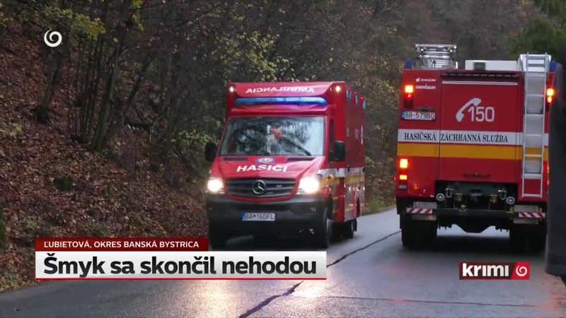 Šmyk sa skončil nehodou