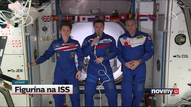 Figurína na ISS