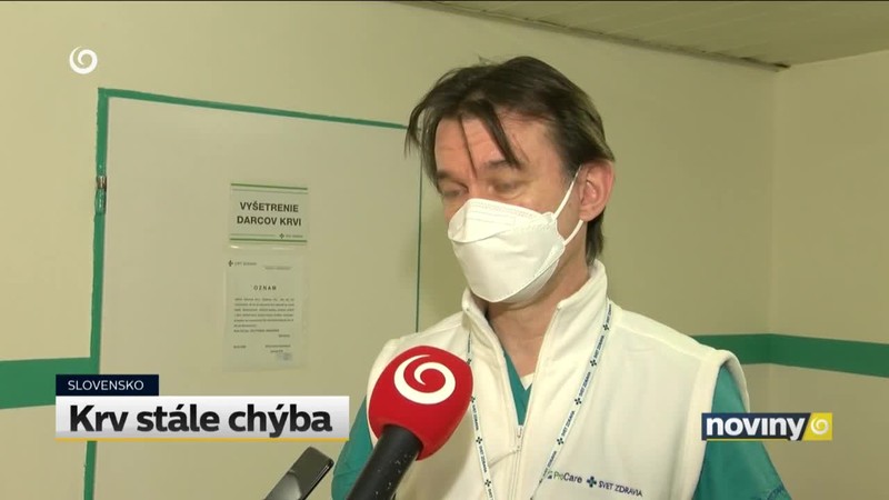 Krv stále chýba