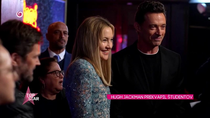 HUGH JACKMAN PREKVAPIL ŠTUDENTOV